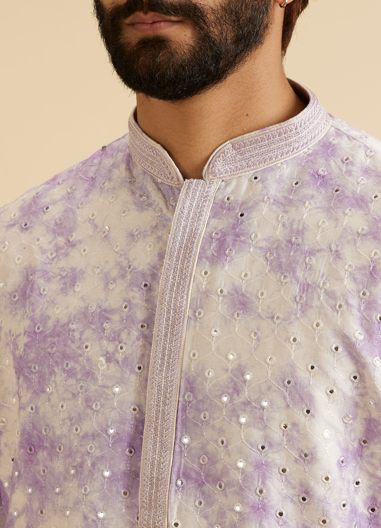 Manyavar Men Lilac Magic Kurta Pajama