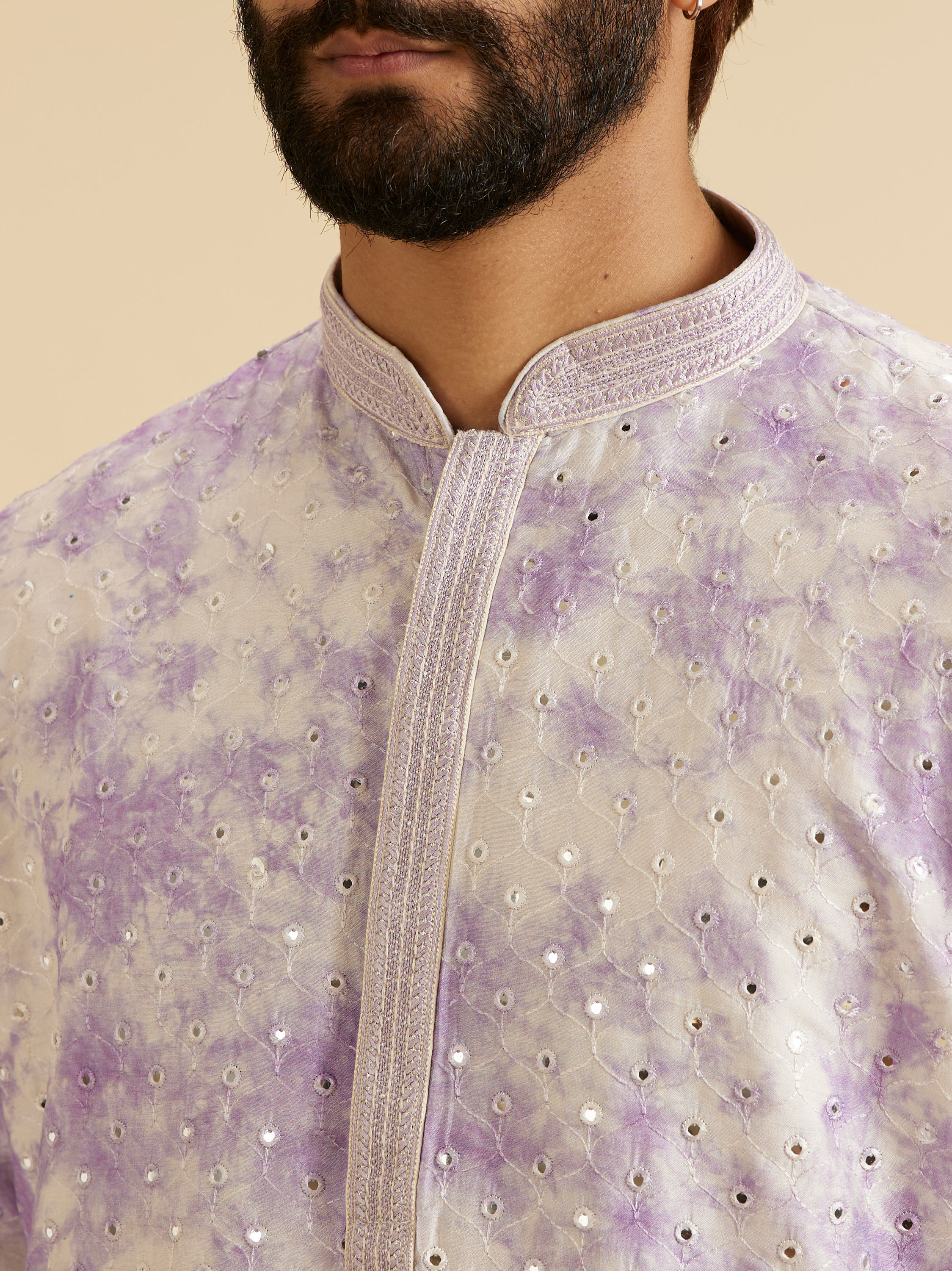 Manyavar Men Lilac Magic Kurta Pajama
