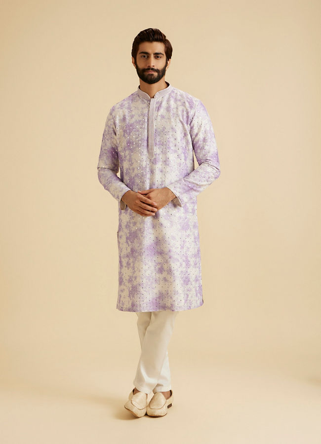 Manyavar Men Lilac Magic Kurta Pajama