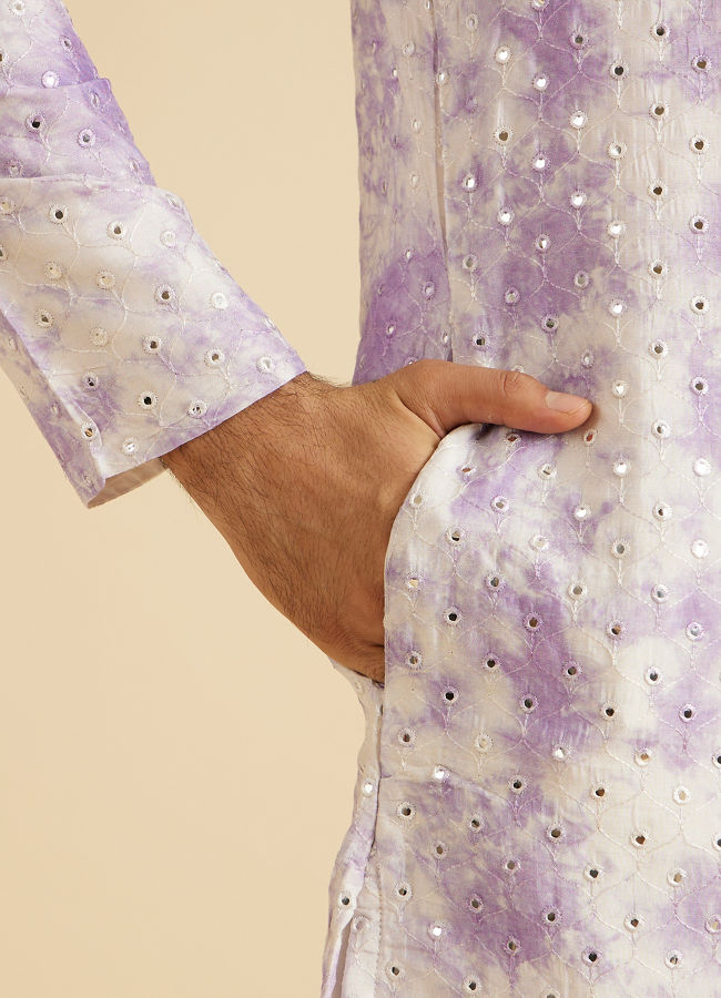 Manyavar Men Lilac Magic Kurta Pajama
