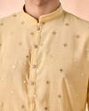 Manyavar Men Vibrant Yellow Elegance Kurta Pajama