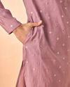 Manyavar Men Dusty Pink Elegance Kurta Pajama