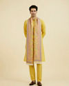 Manyavar Men Radiant Yellow Kurta Pajama