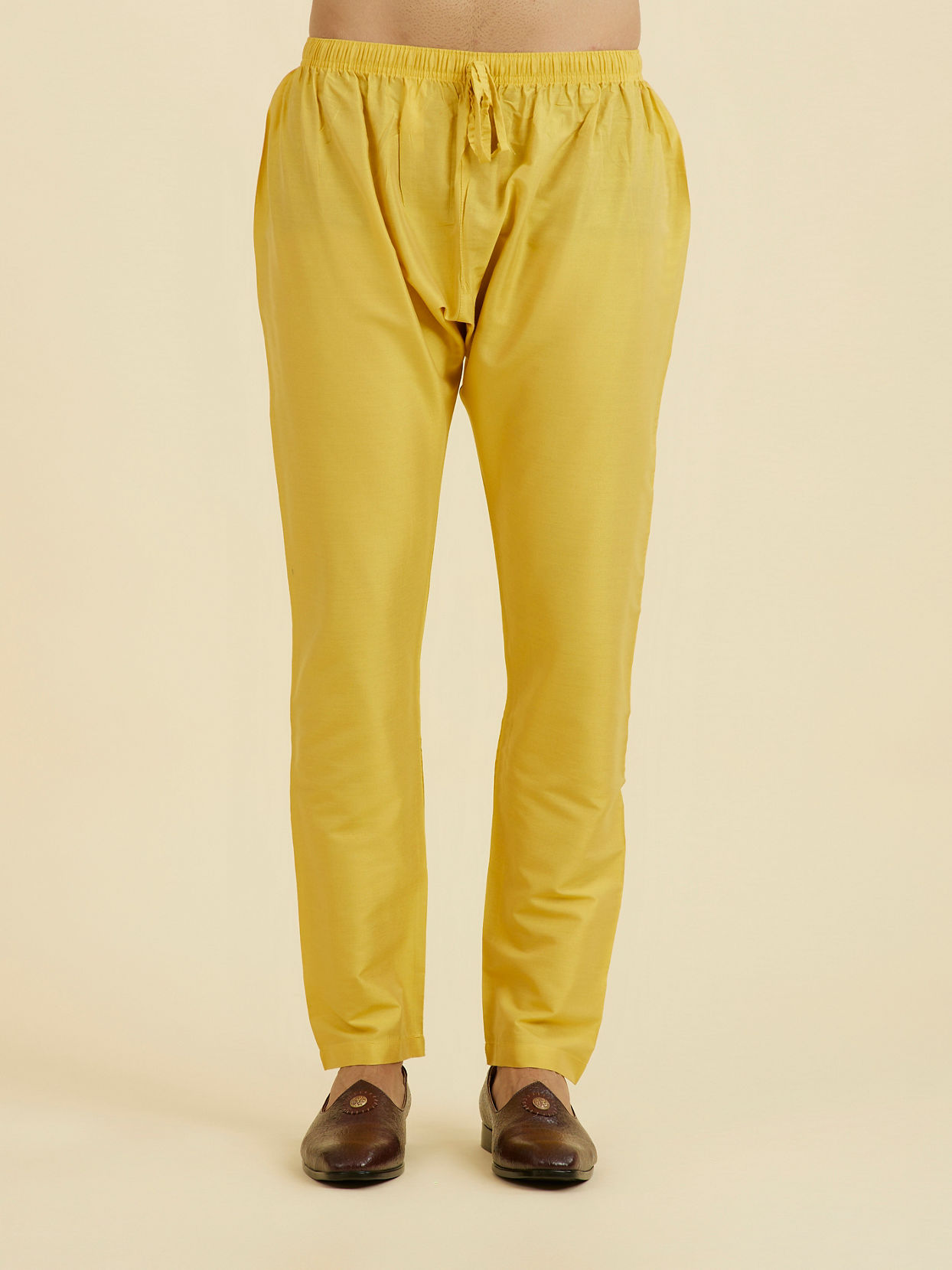 Manyavar Men Radiant Yellow Kurta Pajama