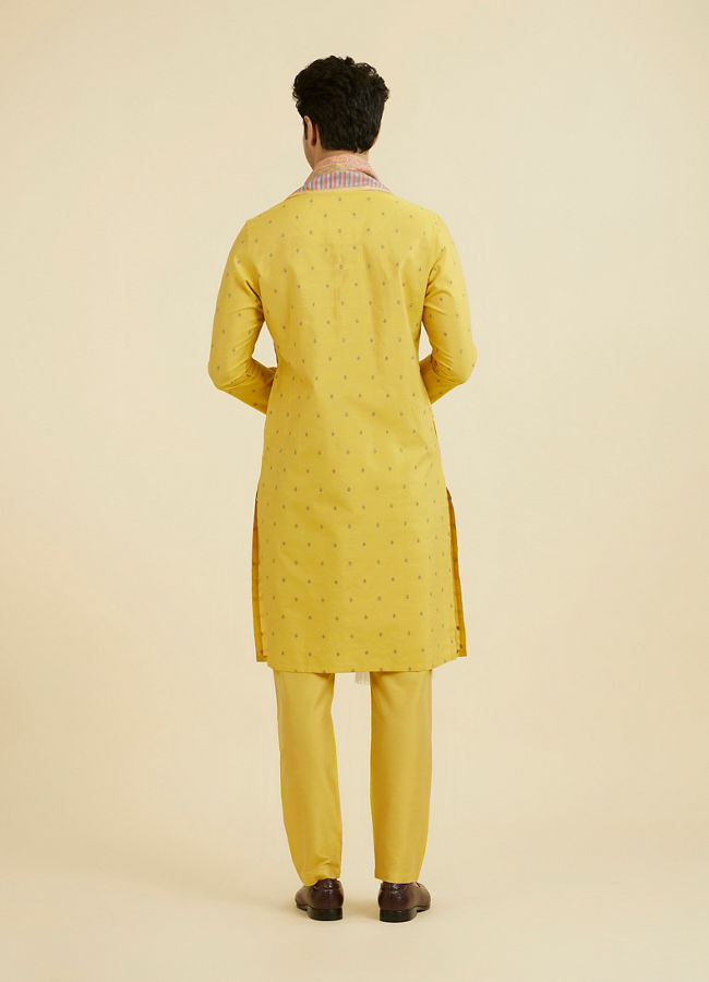 Manyavar Men Radiant Yellow Kurta Pajama