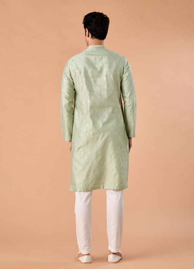 Manyavar Men Emerald Grace Kurta Pajama