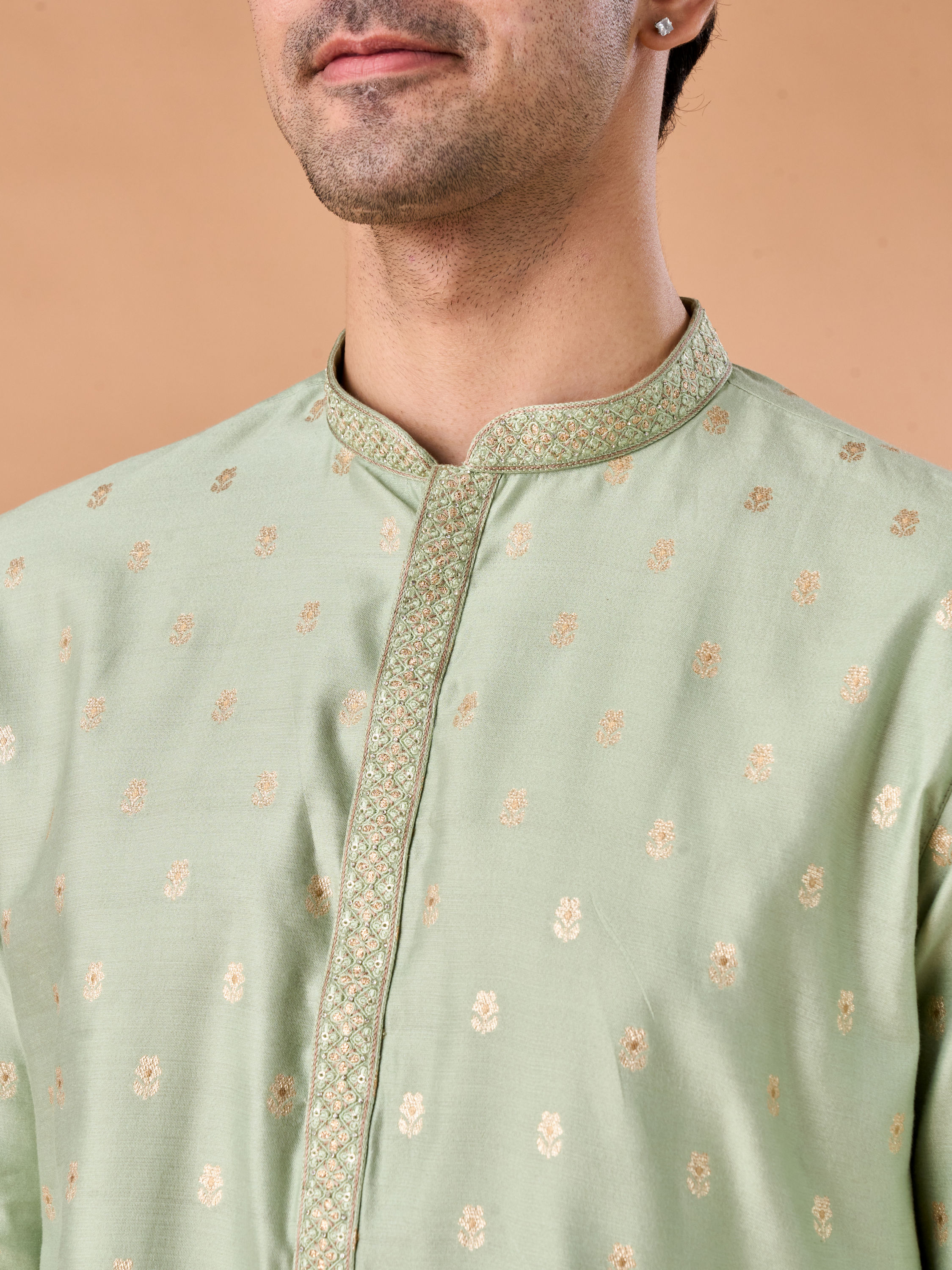 Manyavar Men Emerald Grace Kurta Pajama