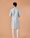 Manyavar Men Light Blue Elegance Kurta Pajama