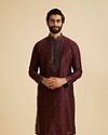 Wine Enchantment Kurta Pajama