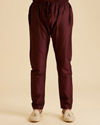 Manyavar Men Wine Enchantment Kurta Pajama