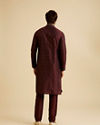 Manyavar Men Wine Enchantment Kurta Pajama