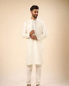 Manyavar Men Classy Cream Kurta Pajama