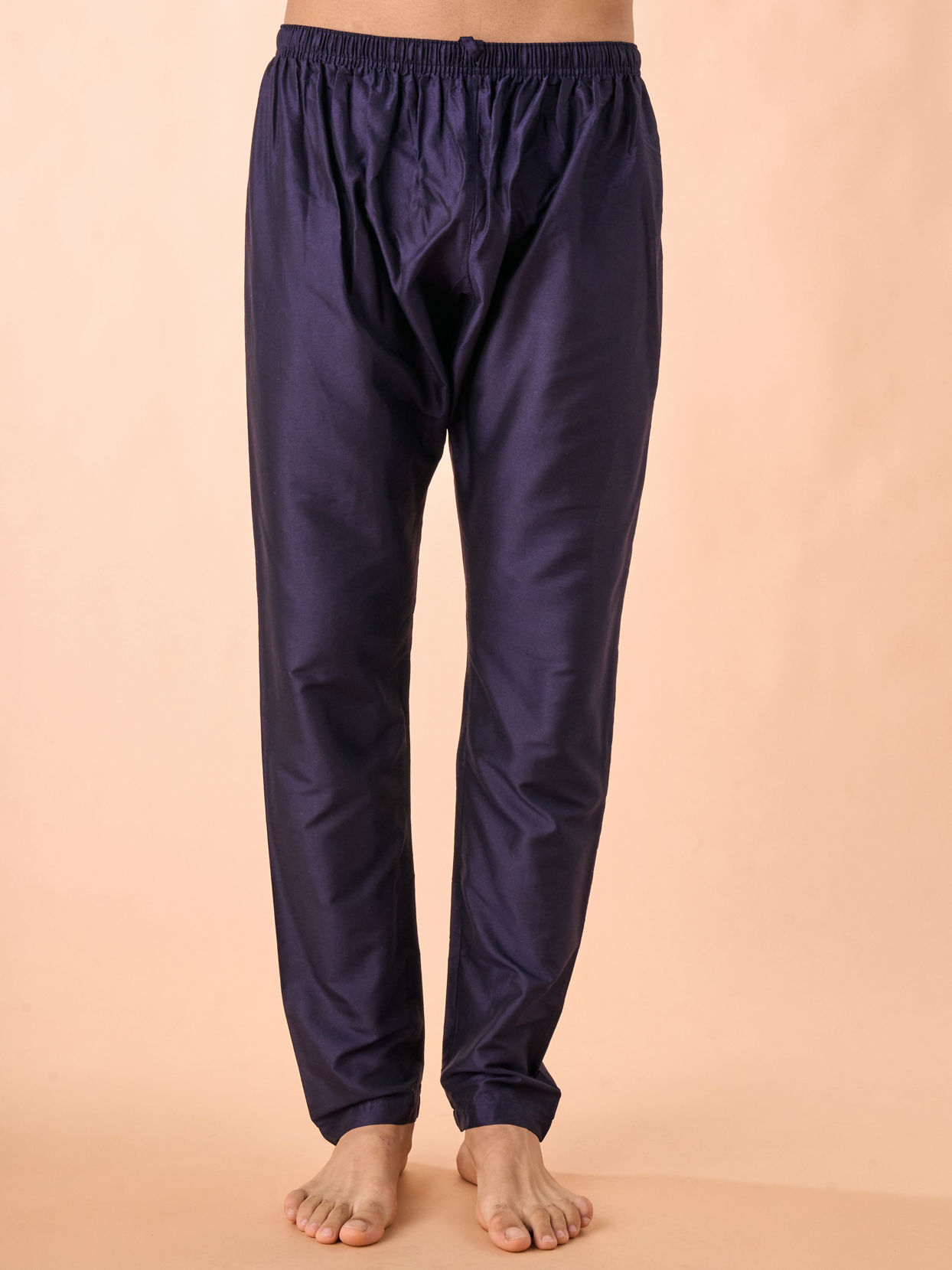 Manyavar Men Royale Dark Blue Kurta Pajama