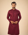 Wine Radiance Kurta Pajama