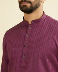 Manyavar Men Majestic Purple Kurta Pajama
