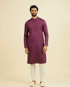 Manyavar Men Majestic Purple Kurta Pajama