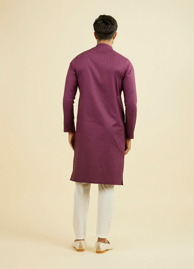 Manyavar Men Majestic Purple Kurta Pajama