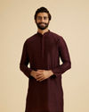 Elegant Wine Kurta Pajama