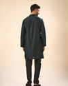 Manyavar Men Dark Green Elegance Kurta Pajama