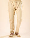 Manyavar Men Beige Elegance Kurta Pajama