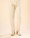 Manyavar Men Classic Beige Elegance Kurta Pajama