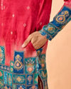 Manyavar Men Radiant Red Kurta Pajama