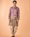 Manyavar Men Brown Elegance Kurta Pajama
