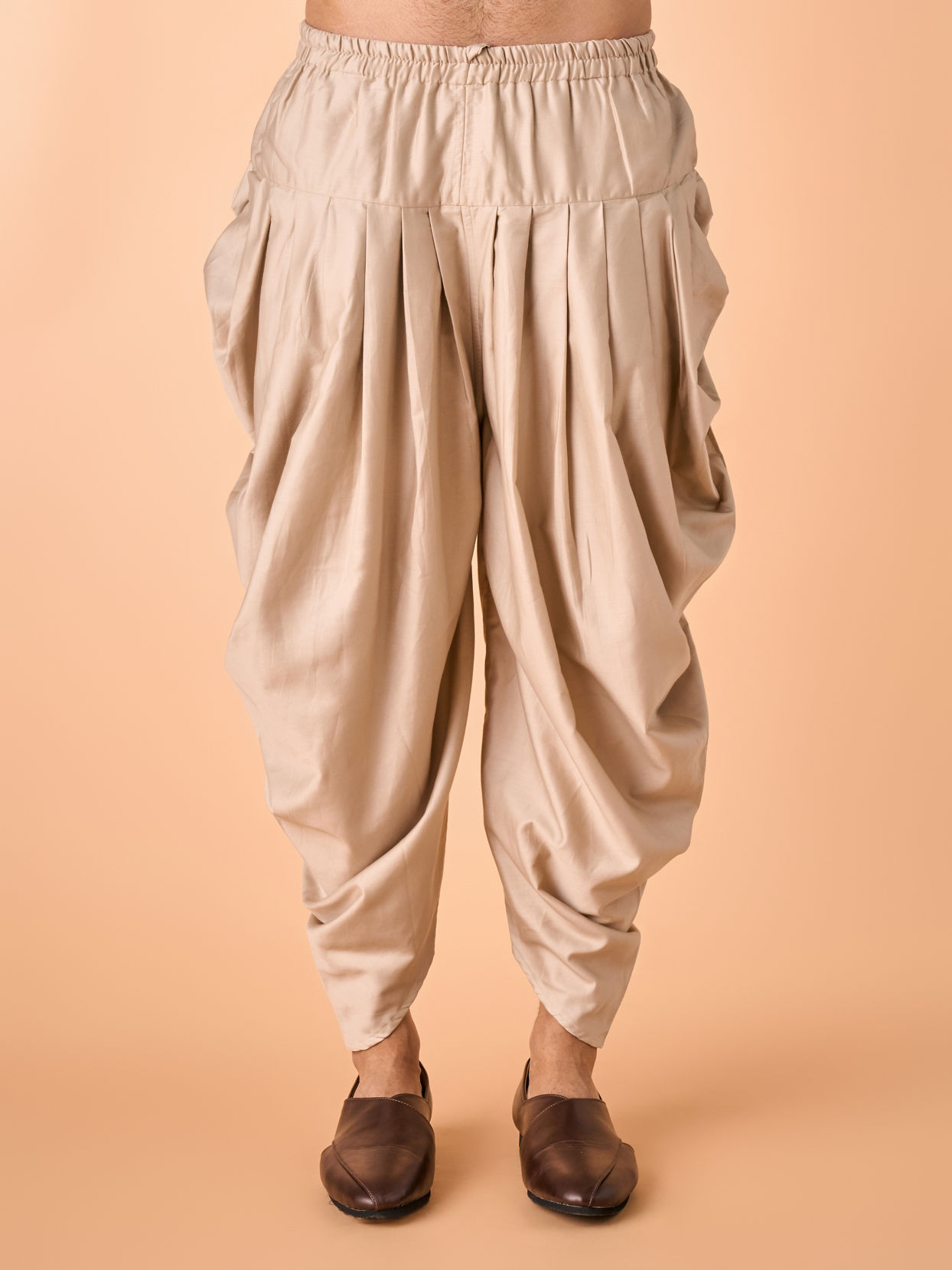 Manyavar Men Brown Elegance Kurta Pajama