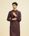 Maroon Elegance Kurta Pajama