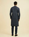 Manyavar Men Mid Blue Charisma Kurta Pajama