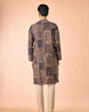 Manyavar Men Dark Blue Majesty Kurta Pajama