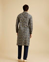 Manyavar Men Regal Blue Kurta Pajama Set