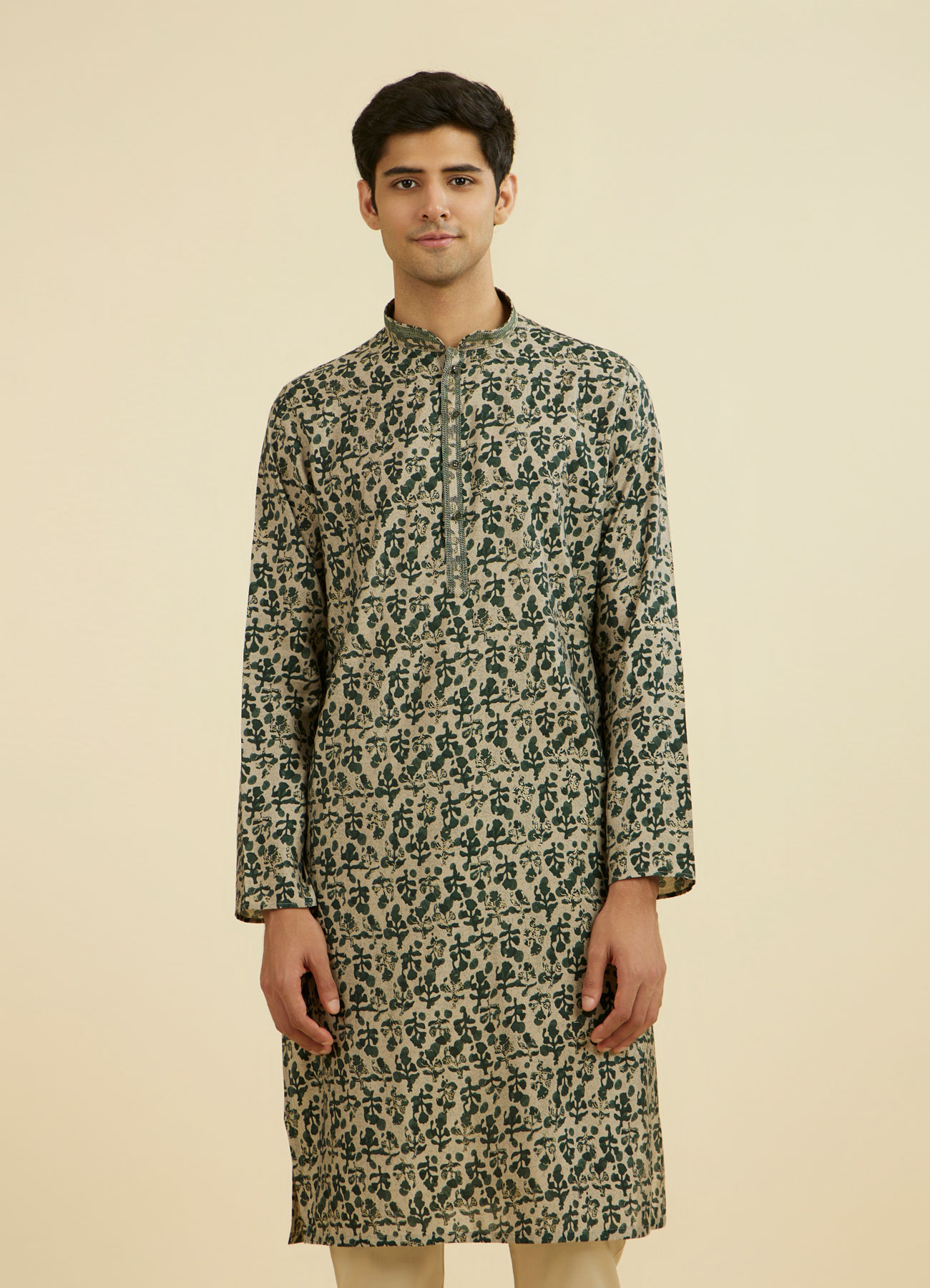 Manyavar Men Regal Dark Kurta Pajama