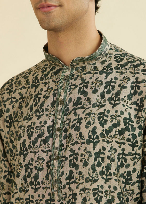 Manyavar Men Regal Dark Kurta Pajama