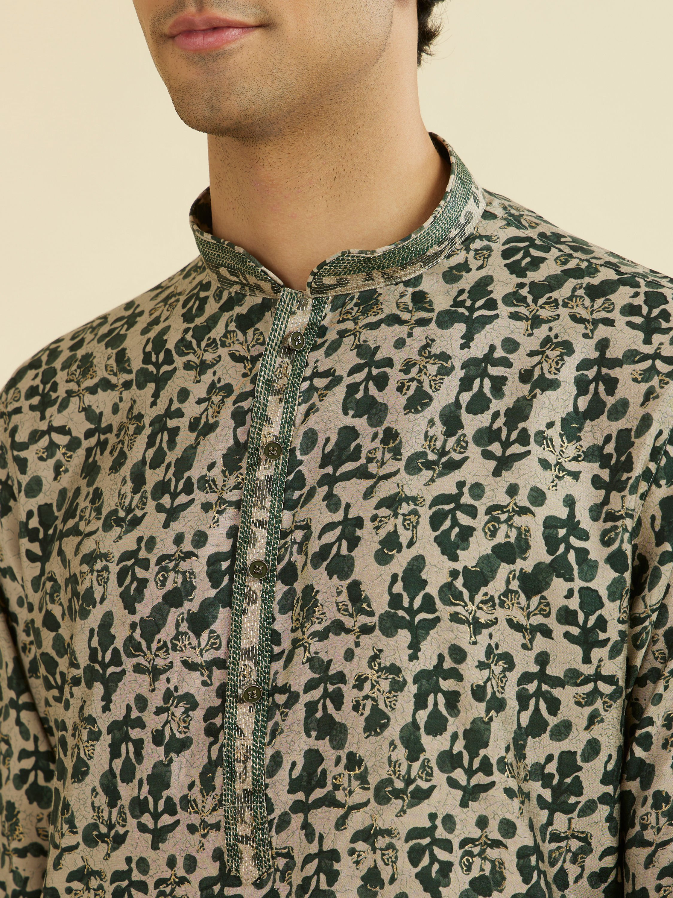 Manyavar Men Regal Dark Kurta Pajama