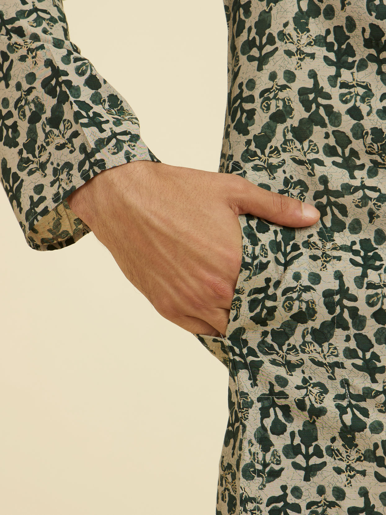 Manyavar Men Regal Dark Kurta Pajama