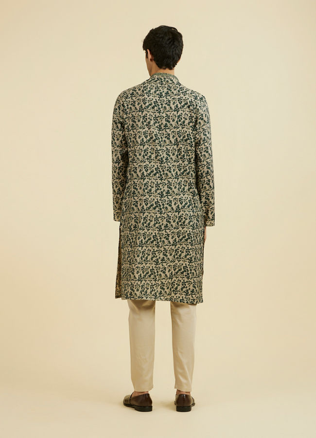 Manyavar Men Regal Dark Kurta Pajama