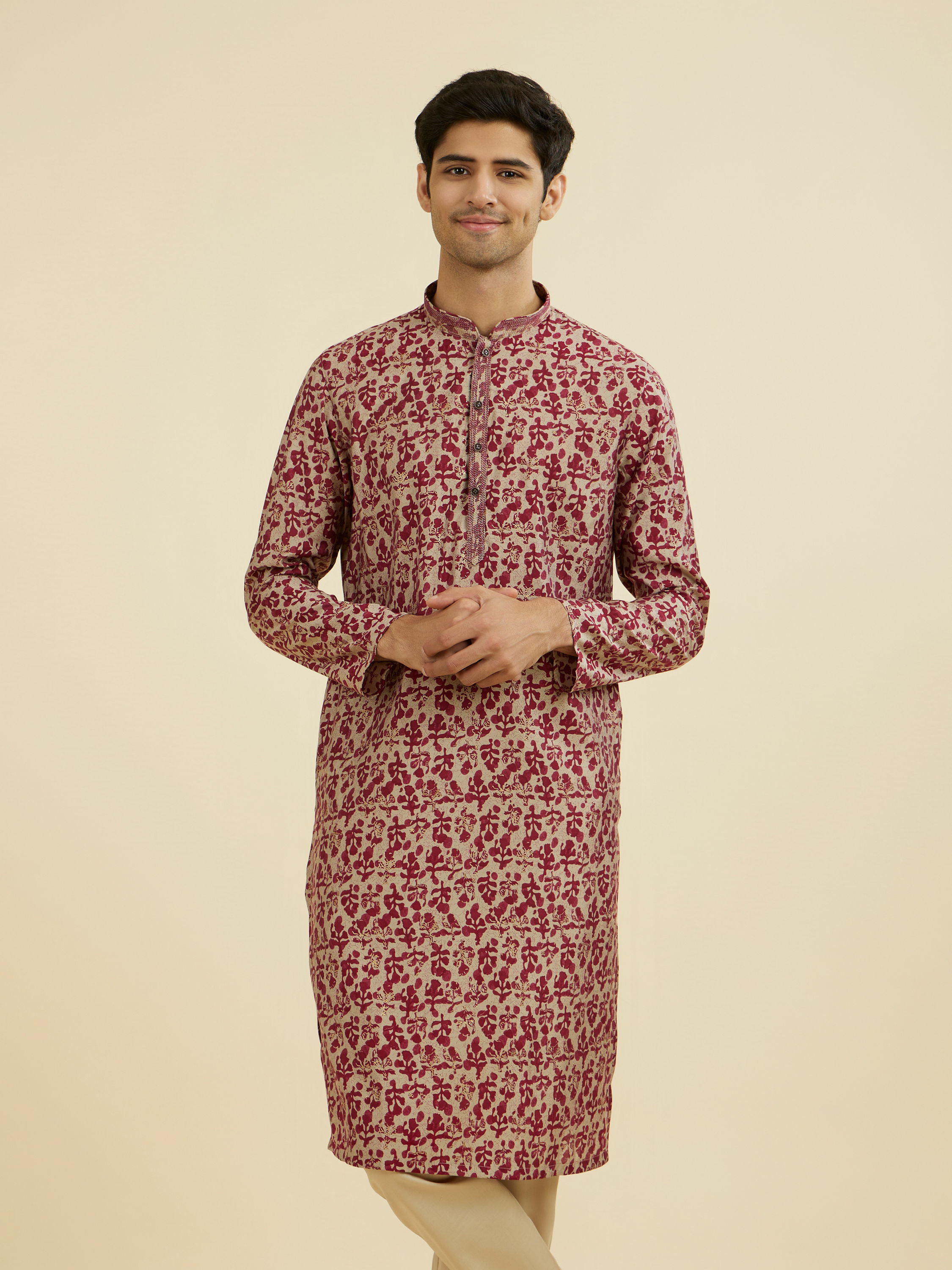 Manyavar Men Rani Elegance Kurta Pajama