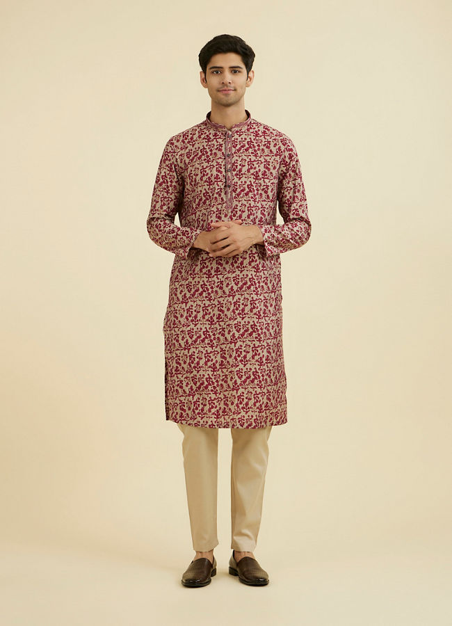 Manyavar Men Rani Elegance Kurta Pajama