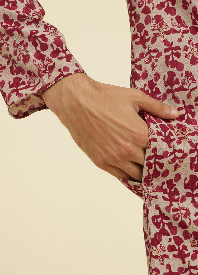 Manyavar Men Rani Elegance Kurta Pajama