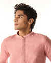 Manyavar Men Serene Pink Kurta Pajama