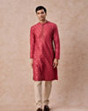 Manyavar Men Coral Elegance Kurta Pajama