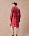Manyavar Men Coral Elegance Kurta Pajama