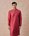 Manyavar Men Coral Elegance Kurta Pajama