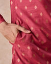 Manyavar Men Coral Elegance Kurta Pajama