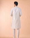 Manyavar Men Elegant Cream Kurta Pajama