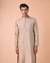 Elegant Beige Kurta Pajama Set