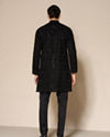 Manyavar Men Black Elegance Georgette Kurta Pajama