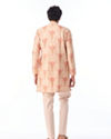 Manyavar Men Peach Kurta Pant Set