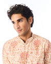 Manyavar Men Peach Kurta Pant Set